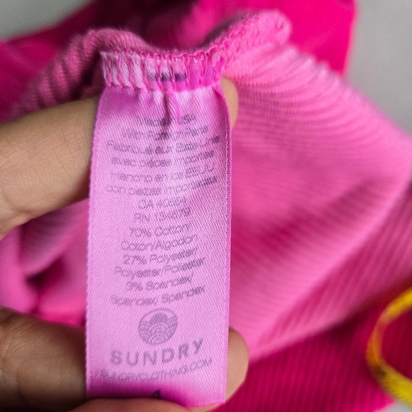 Sundry Pink Corduroy Snap Button-up Shacket Size XL Oversized Minimalist Coastal - Picture 11 of 12